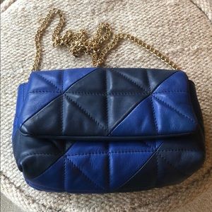 J. McLaughlin Blue Crossbody Bag
